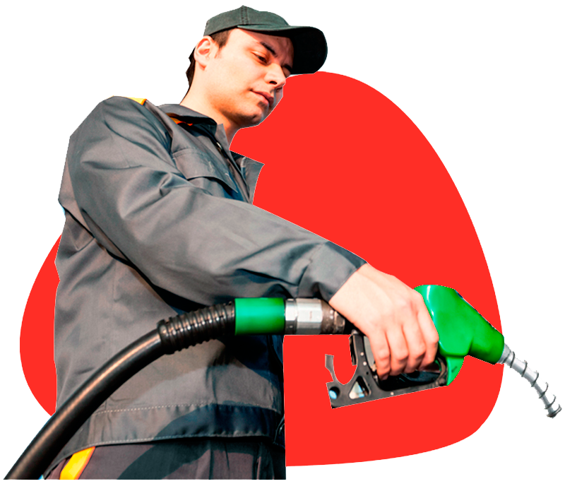 despachando gasolina